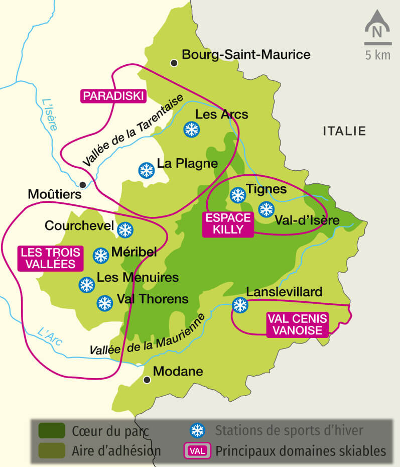 Carte-explication-Parc-National-La-Vanoise