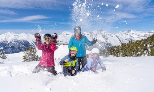 famille ski nendaz