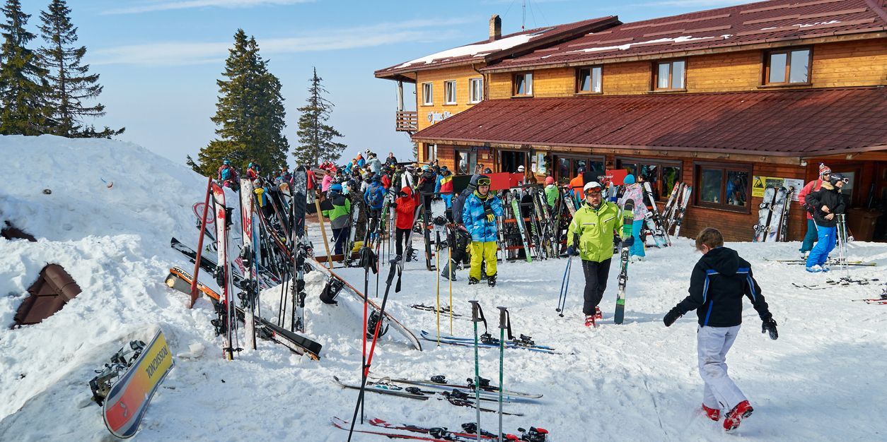 Ski March in switzerland