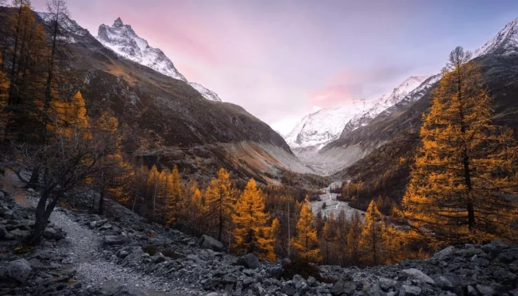 zinal french alps
