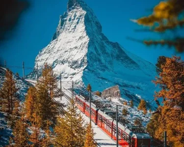 Gornergrat Railway Zinal Switzerland