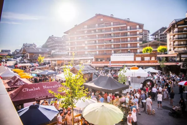 Nendaz summer vacation market