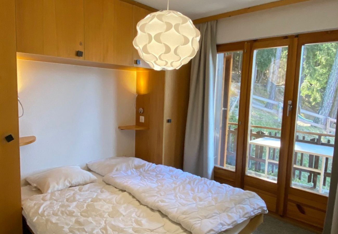 Schlafzimmer Apartment Les Mélèzes S 020, in Veysonnaz in der Schweiz