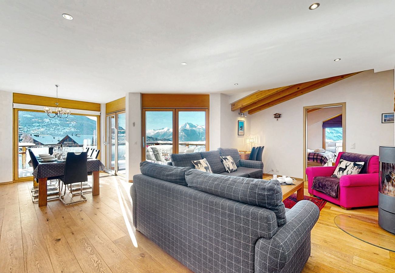 Ferienwohnung in Veysonnaz - Ski Heaven SH 012 - LUXE apartment 10 pers