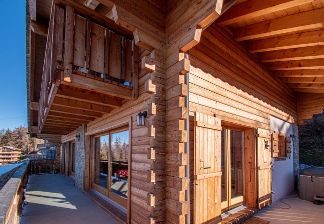 Chalet in Veysonnaz - Hirondelle JACUZZI & LUXURY chalet 12 pers