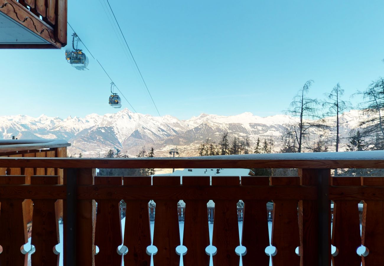 Balkon, Hauts de Veysonnaz HV1 011 in Veysonnaz in der Schweiz