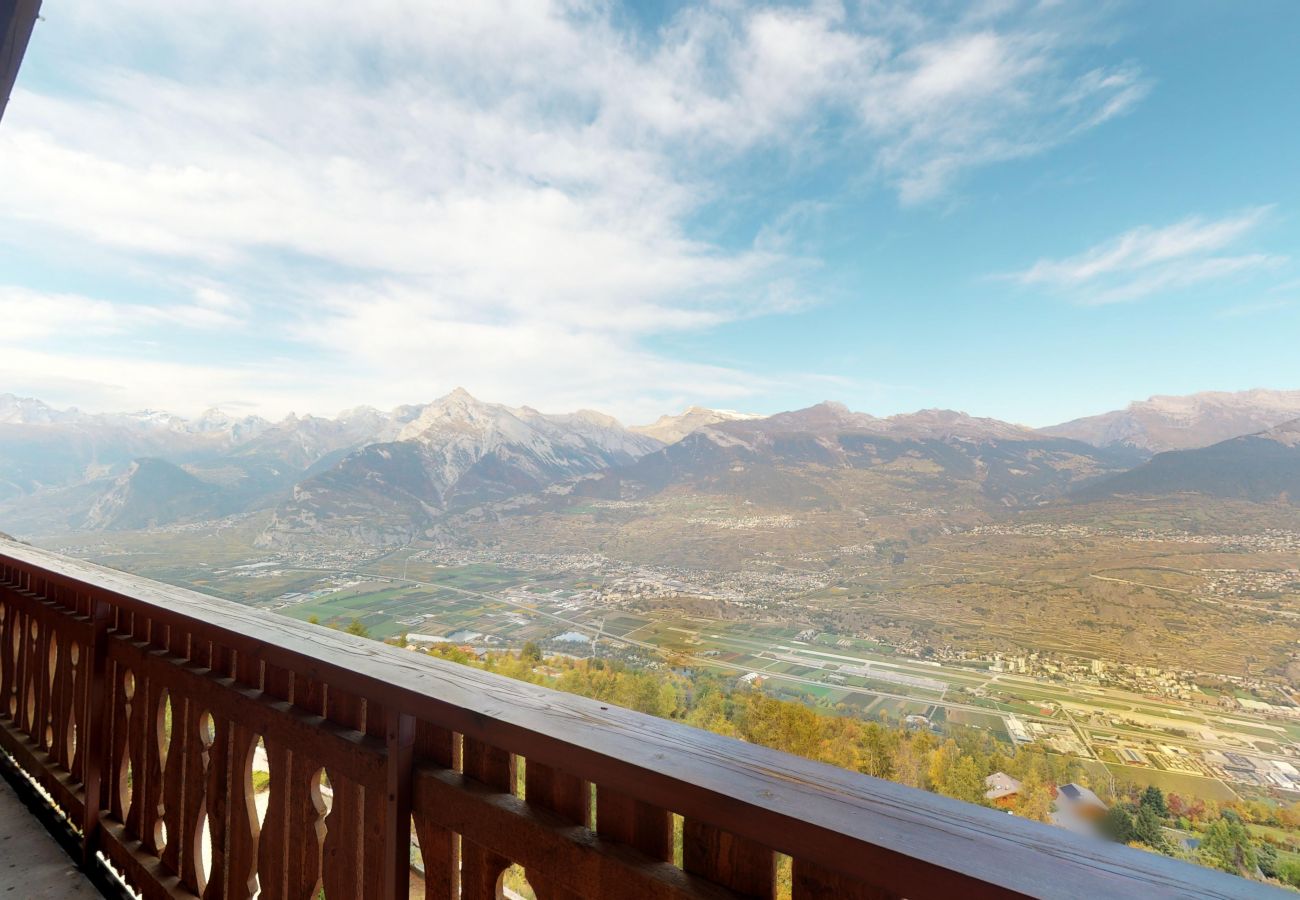 Ansicht, Hauts de Veysonnaz HV2 010 bei Veysonnaz in der Schweiz