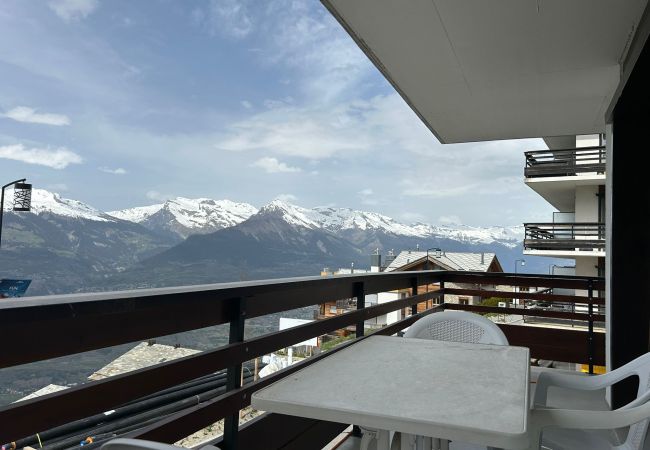 Balkon Wohnung Diablerets D 010, in Veysonnaz in der Schweiz