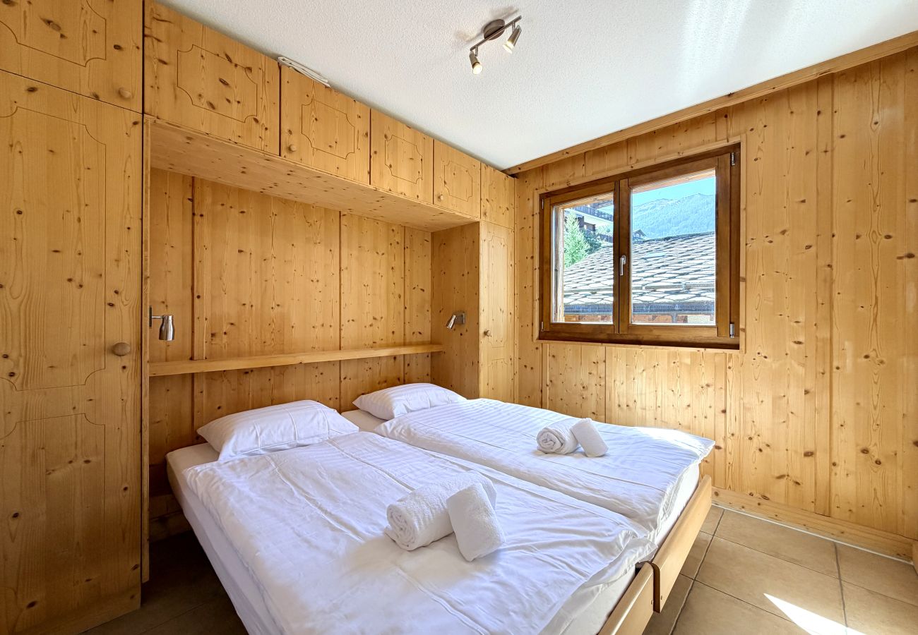 Schlafzimmer Apartment Balcons du Soleil Y3 322 in Veysonnaz, Schweiz