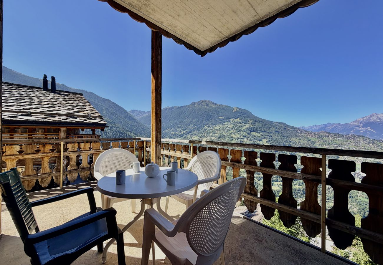 Balkon Apartment Balcons du Soleil Y3 322 in Veysonnaz, Schweiz