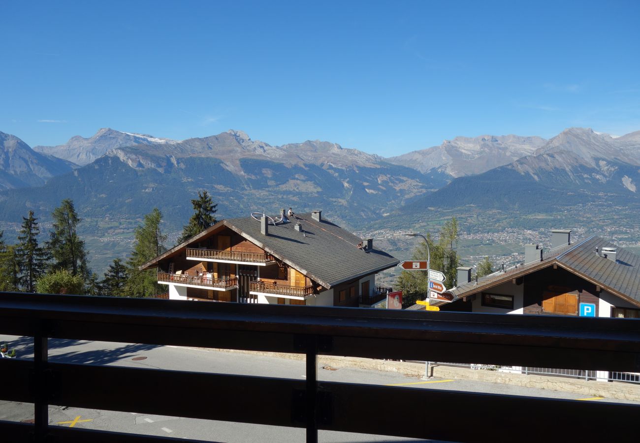 Blick Wohnung Magrappé M 231, in Veysonnaz in der Schweiz