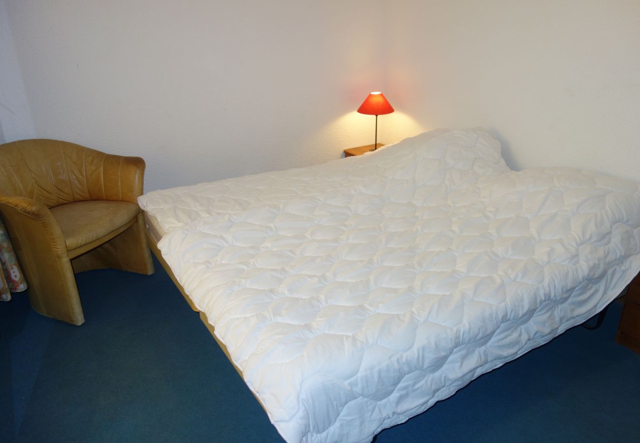Schlafzimmer Apartment Magrappé M 340, in Veysonnaz in der Schweiz