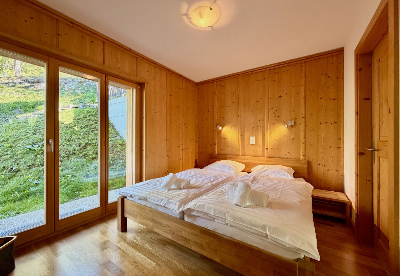 Schlafzimmer Apartment Hauts de Veysonnaz HV1 001 in Veysonnaz, Schweiz