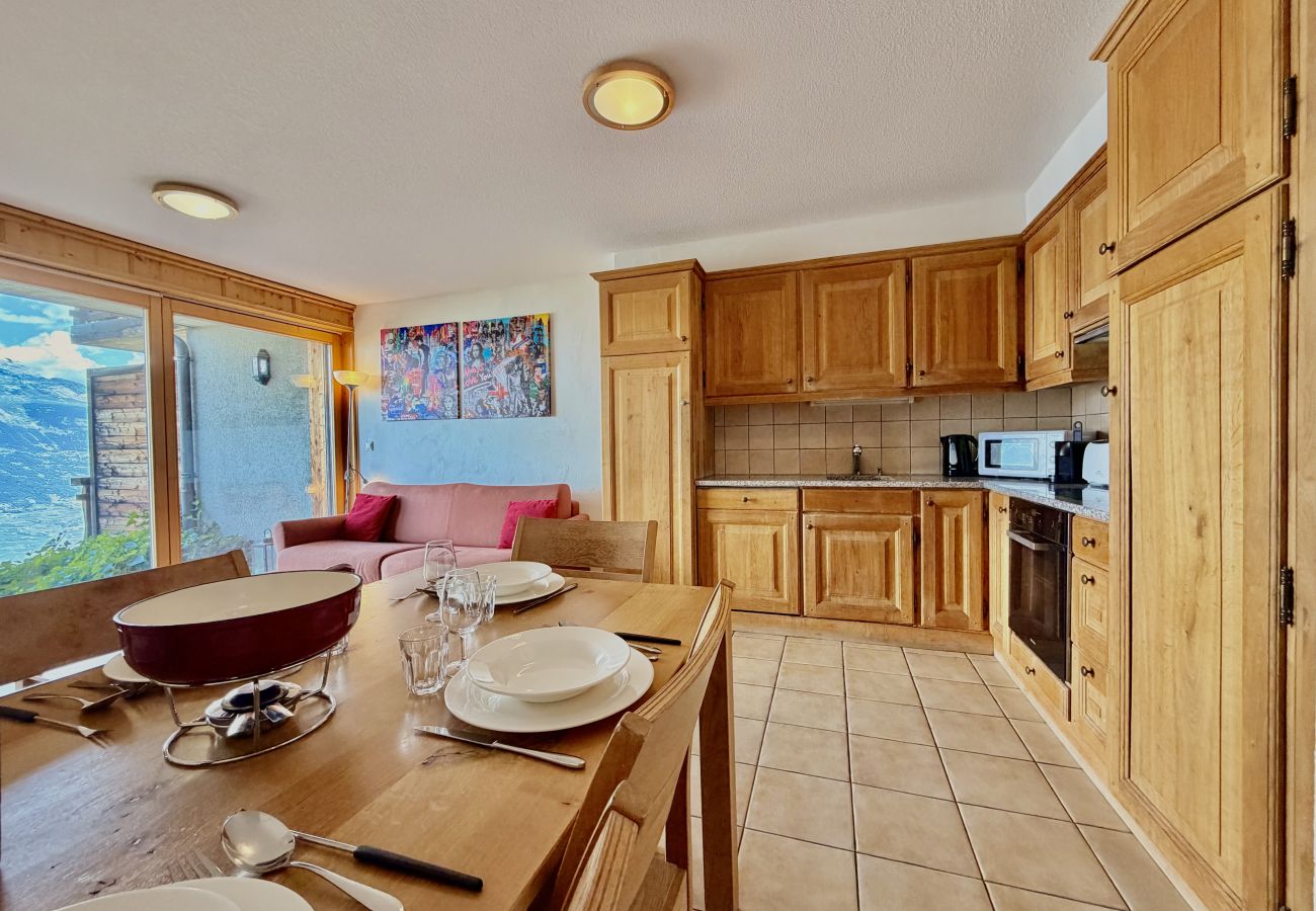 Ferienwohnung in Veysonnaz - Plein Ciel VA 012 - MOUNTAIN apartment 4 pers