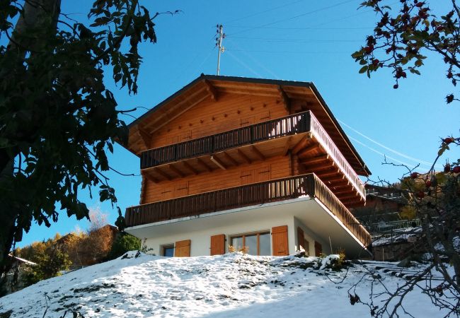 Ferienwohnung in Veysonnaz - La Crettaz app.dans chalet - SUNNY apartment 6 p