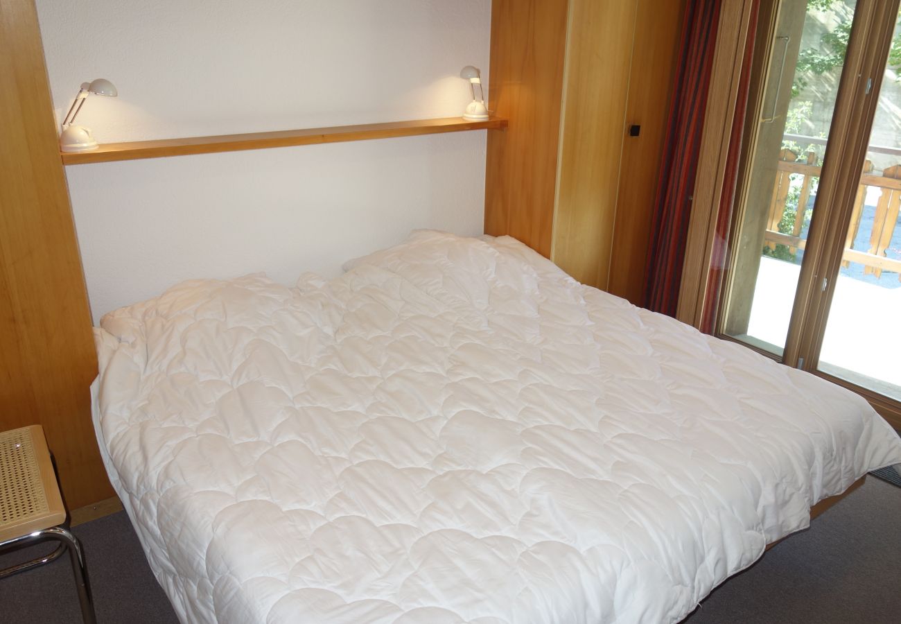 Schlafzimmer Apartment Mélèzes K 20, in Veysonnaz in der Schweiz