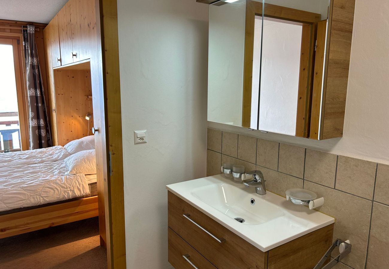 Badezimmer Wohnung Plein Ciel VA 041, in Veysonnaz in der Schweiz