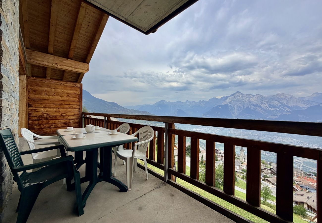 Balkon Apartment Plein Ciel VA 041 in Veysonnaz, Schweiz