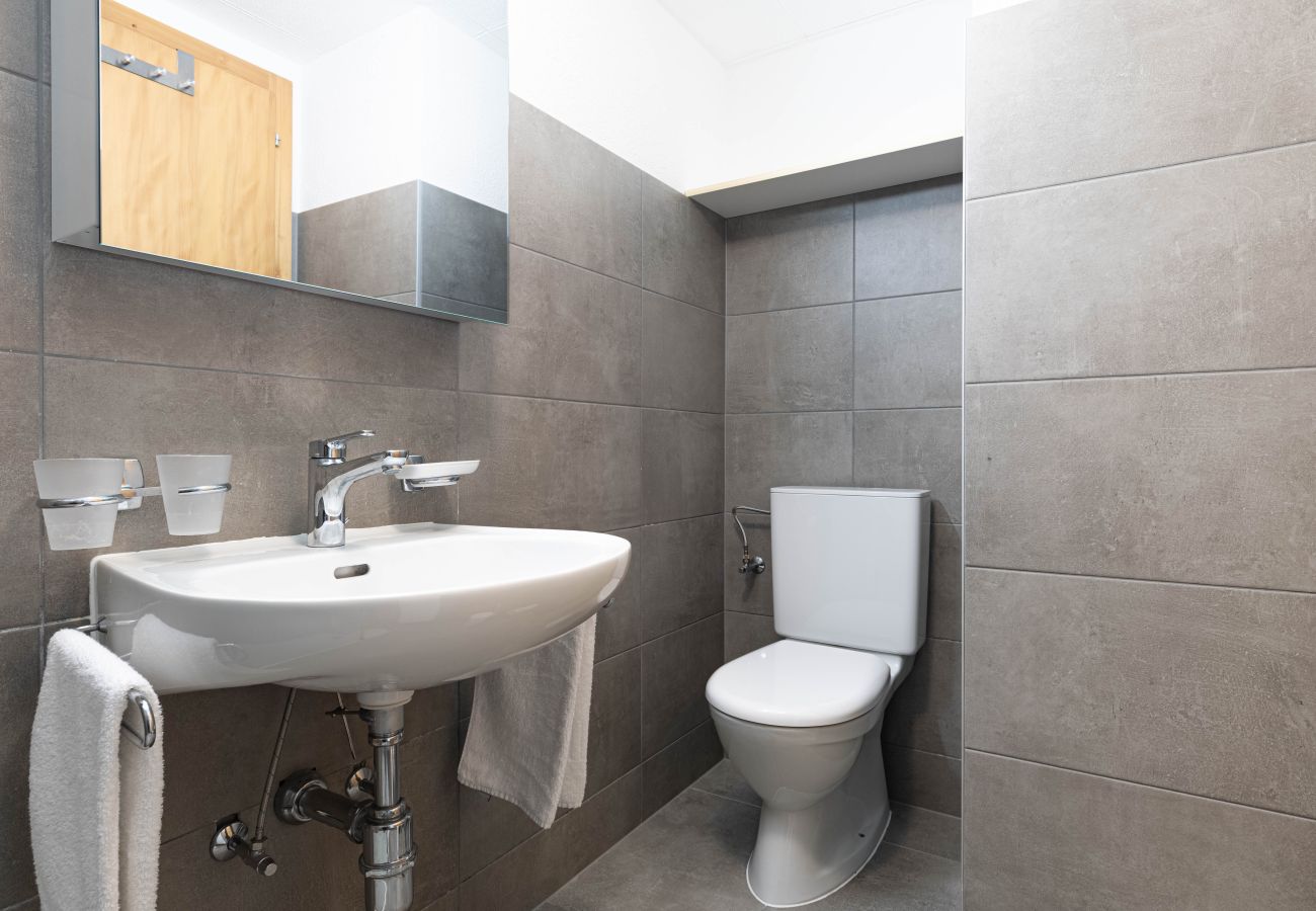 Duschraum Apartment Mélèzes R 020 in Veysonnaz in der Schweiz