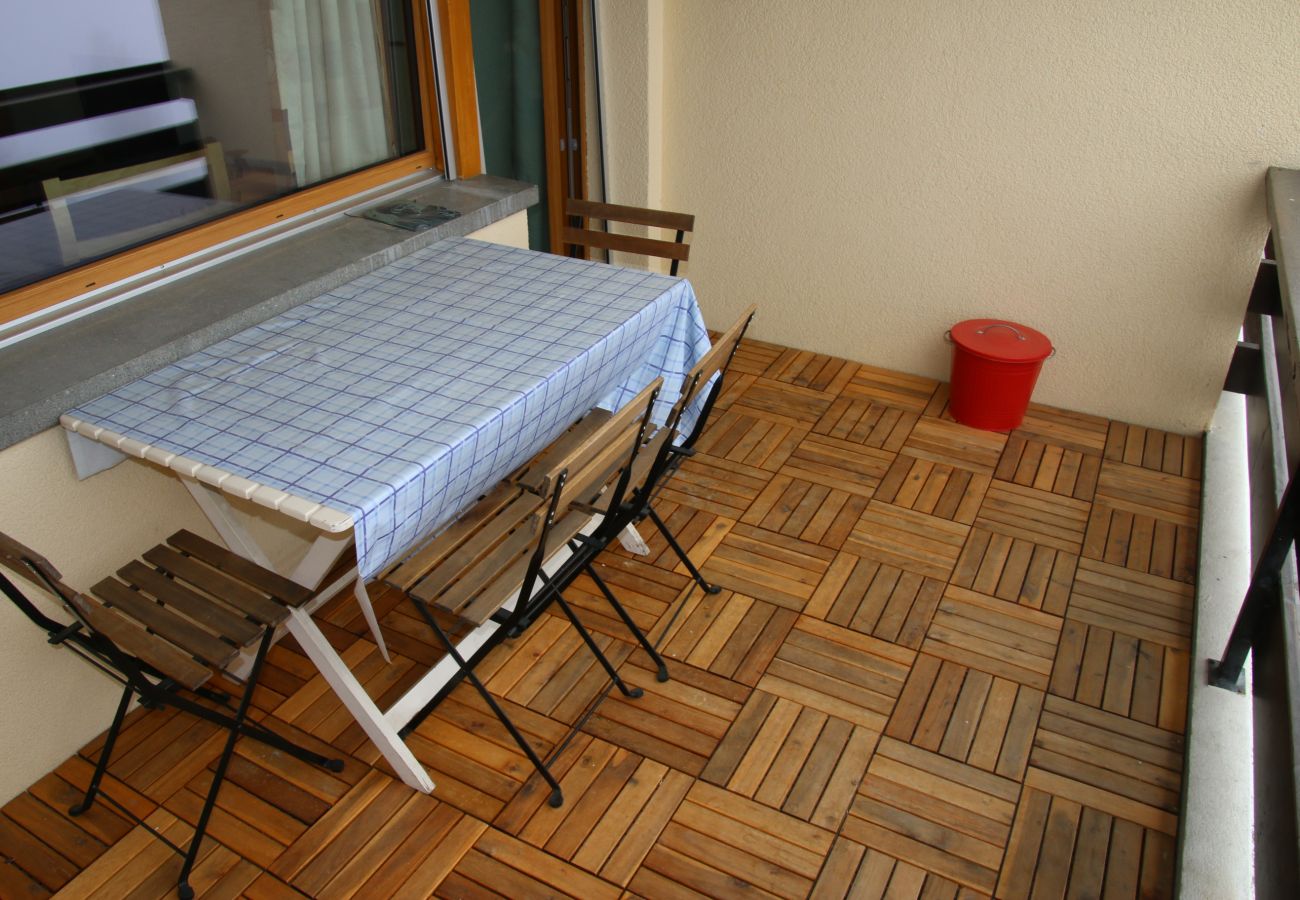 Balkon Wohnung Magrappé M 451, in Veysonnaz in der Schweiz