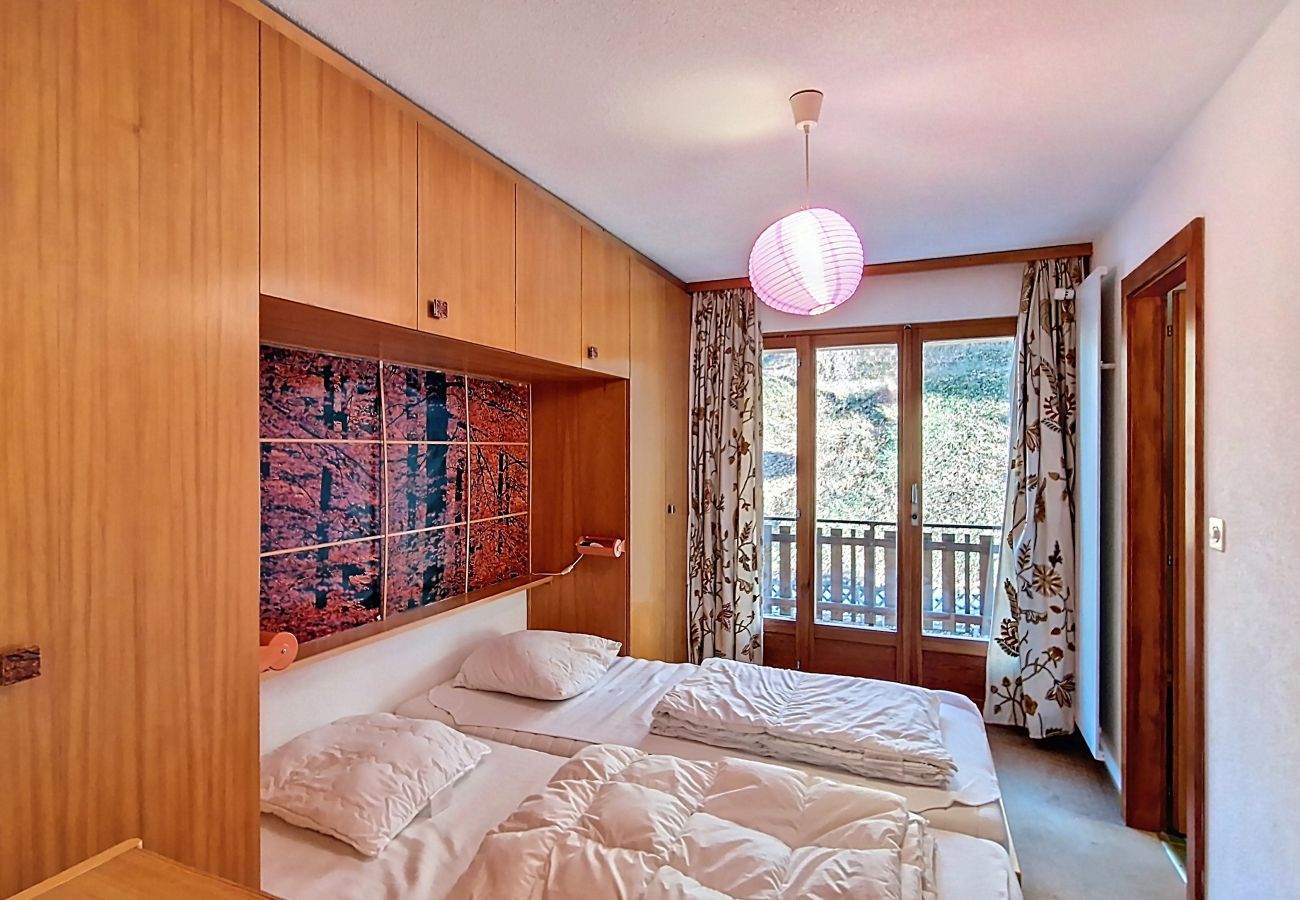 Schlafzimmer Appartement Iris I 023 in Veysonnaz, Schweiz