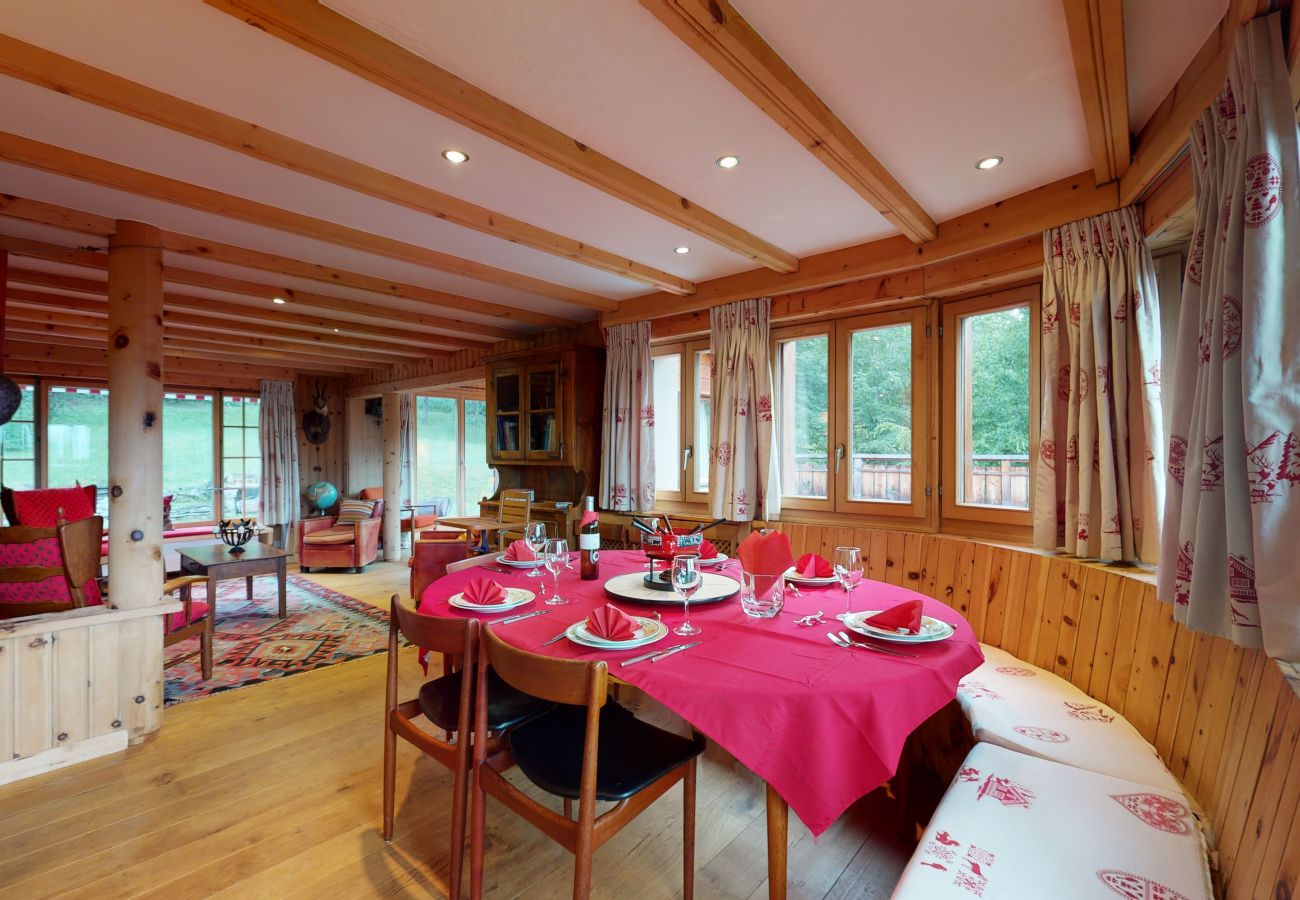 Chalet in Les Mayens-de-Sion - Les Chanterelles COSY & QUIET chalet 12 pers