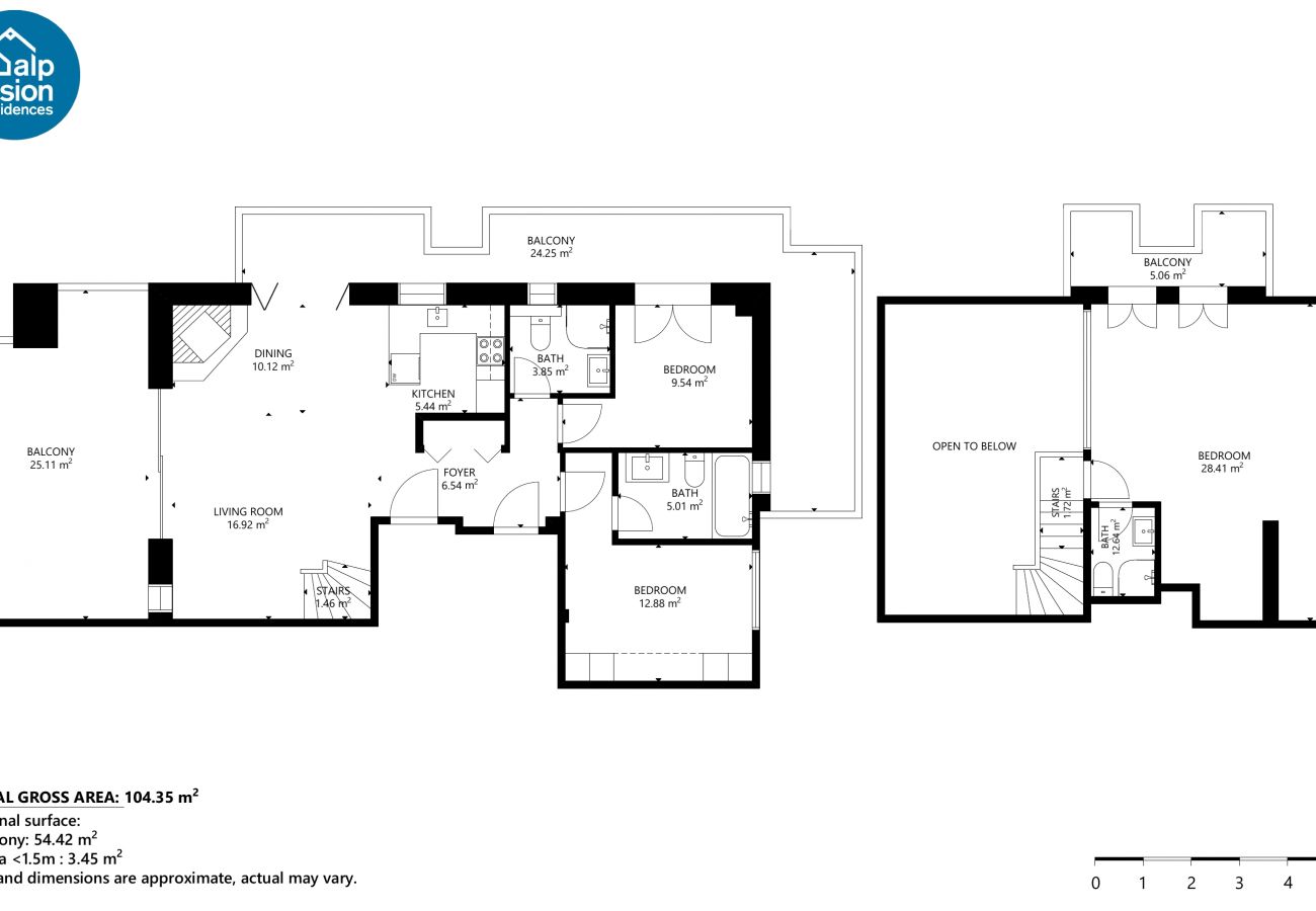 Ferienwohnung in Haute-Nendaz - Terrasses du Paradis 7A LUXE & CENTER apart 7 pers