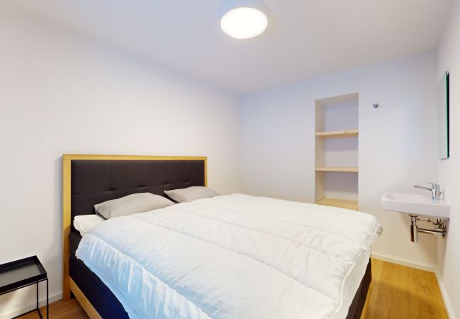 Schlafzimmer, Chalet de l'Ours, Les Agettes in der Schweiz