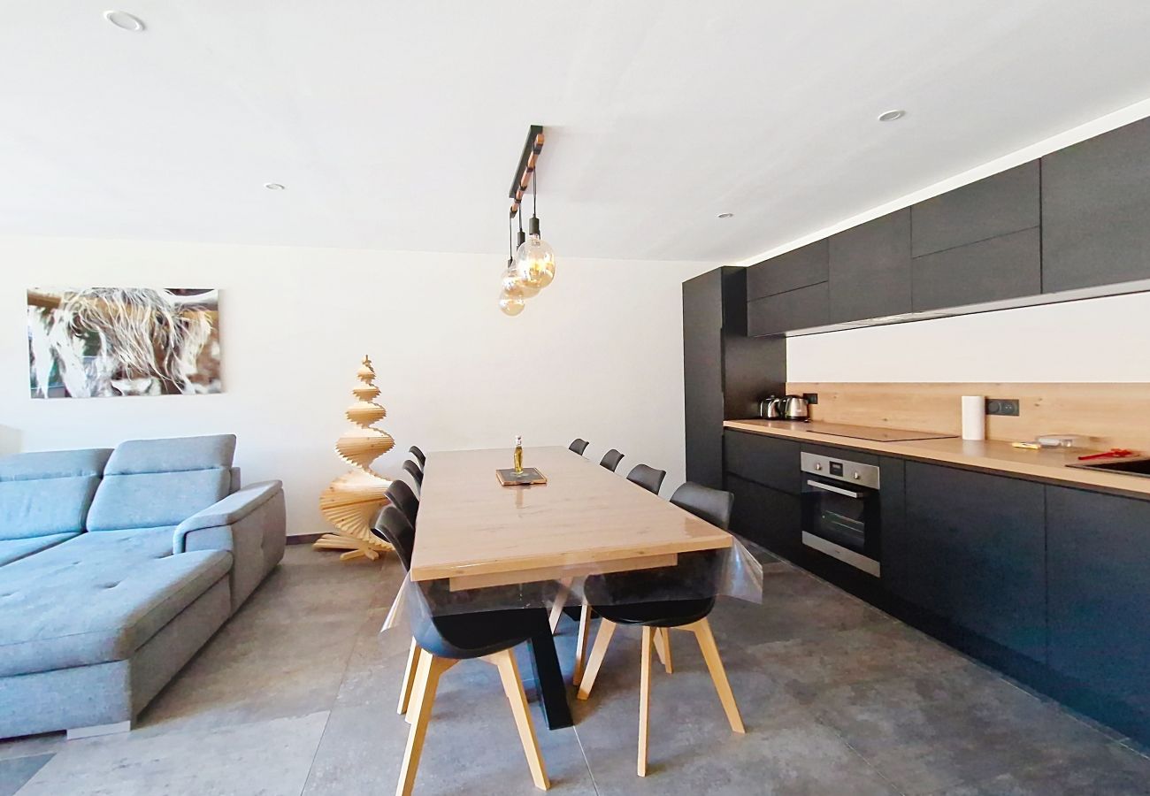 Ferienwohnung in Châtel - Crémaillère CL102 CENTER & TELECABINE 8 pers.