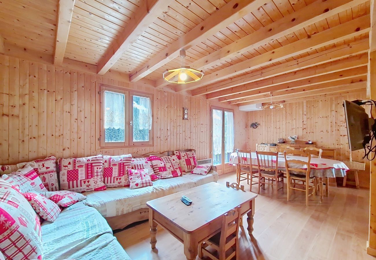 Wohnzimmer Chalet Jet d'eau 20 - Châtel Linga