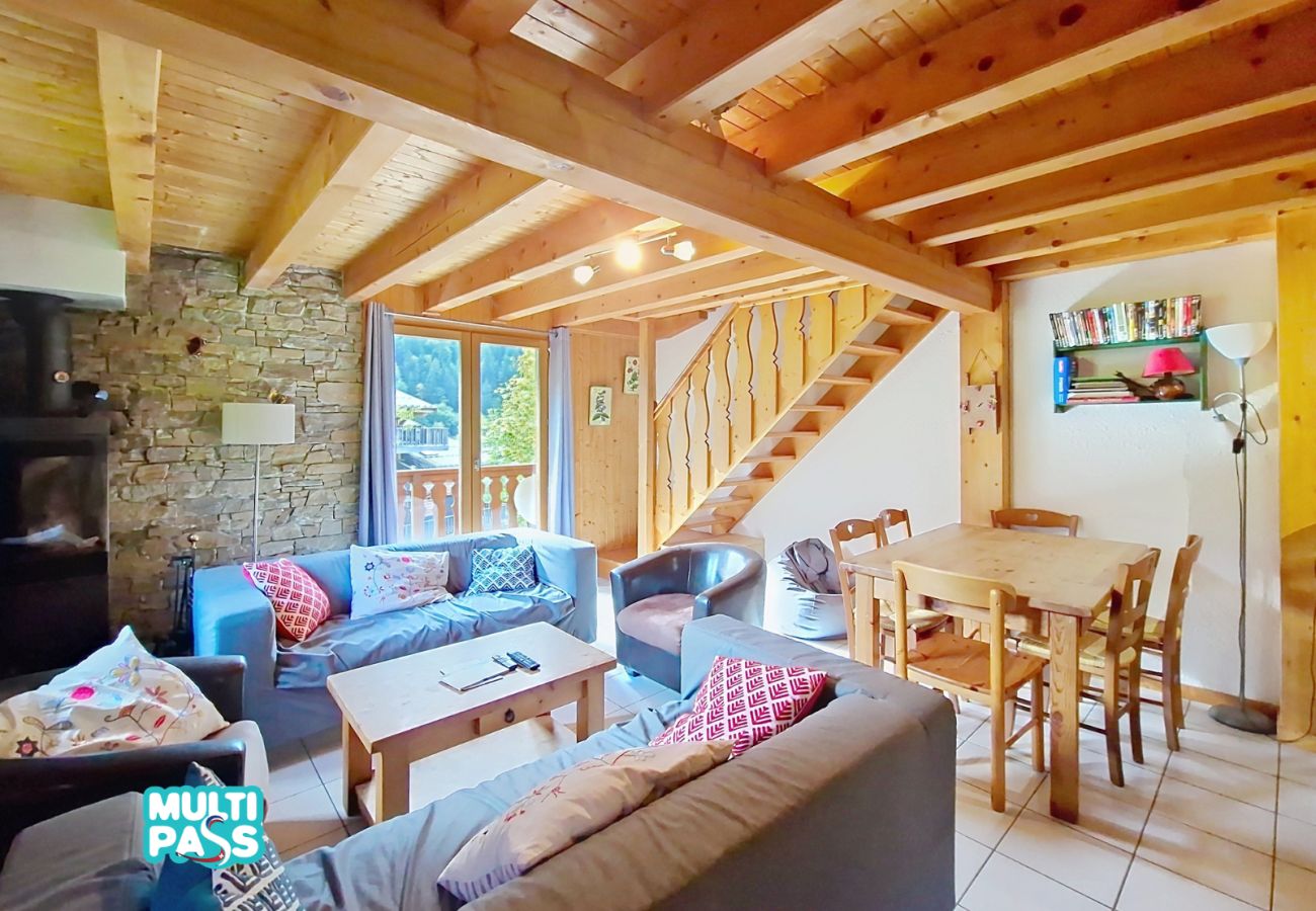 Wohnzimmer Chalet Papillon - Bechigne