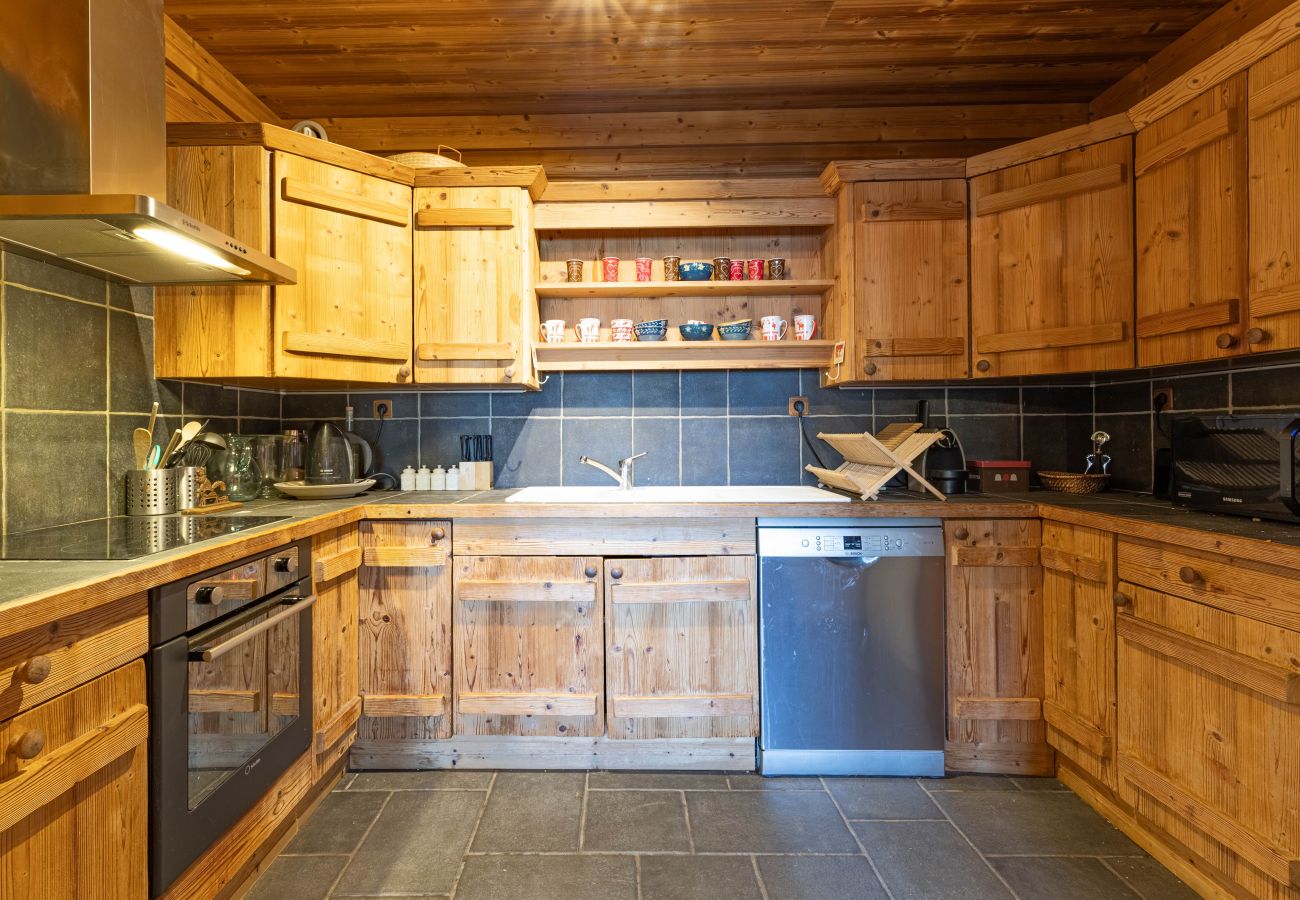 Küche Chalet Drozin - Vordächer in Abondance