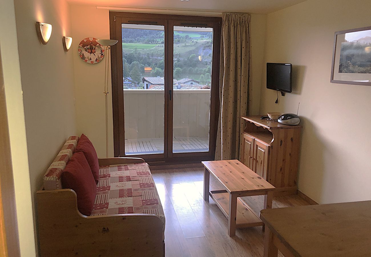 Salon Appartement Terrasses F 102 in Termignon in Frankreich 
