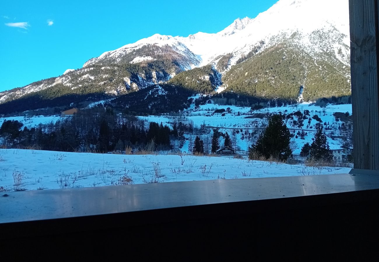 Blick Wohnung Terrasses D 103 in Termignon in Frankreich
