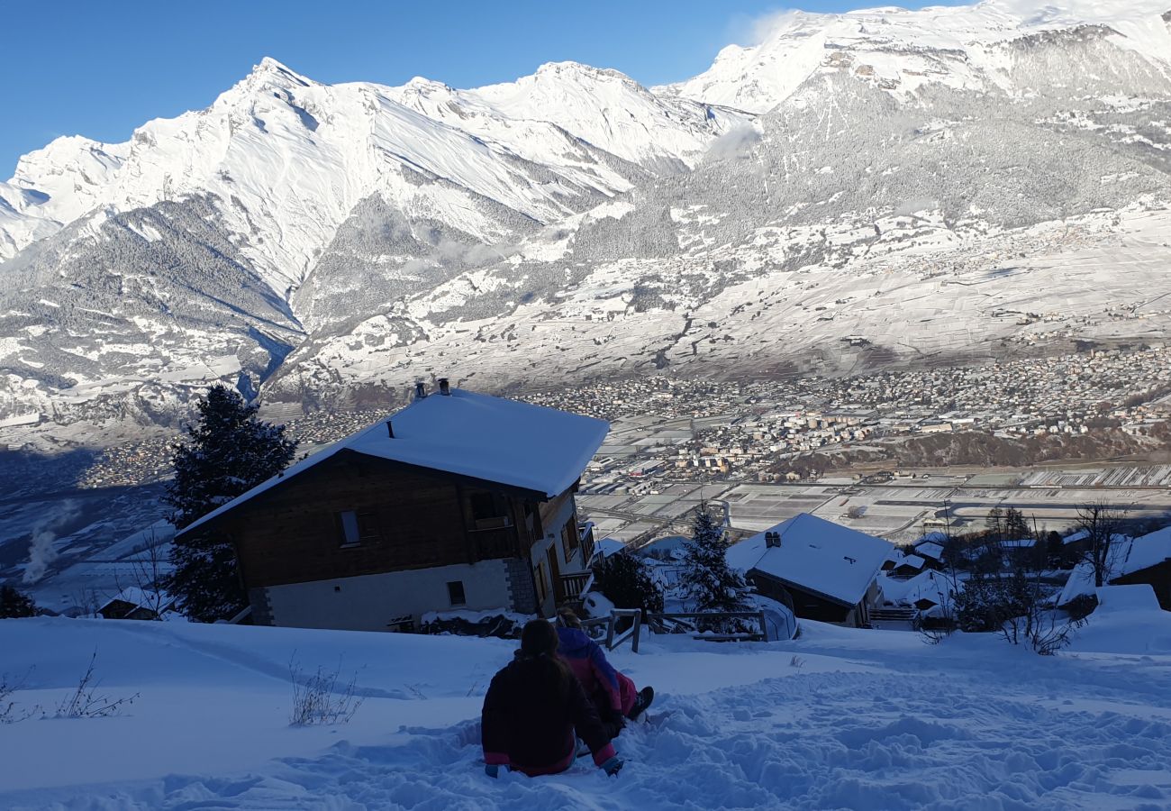 Ferienwohnung in Veysonnaz - Coppex app.dans chalet - SUNNY apartment 5 pers