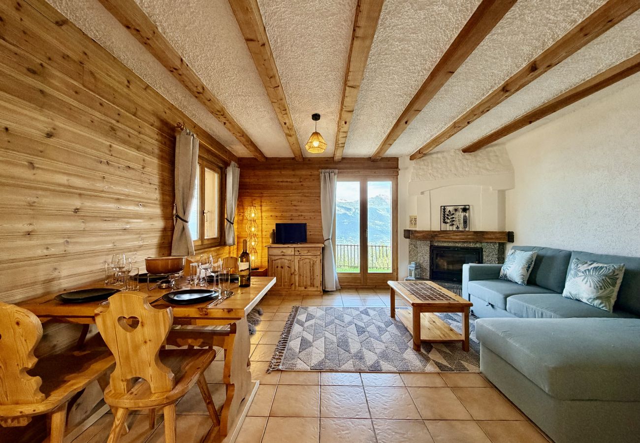 Ferienwohnung in Veysonnaz - Chalet Coppex - GARDEN - 5 pers