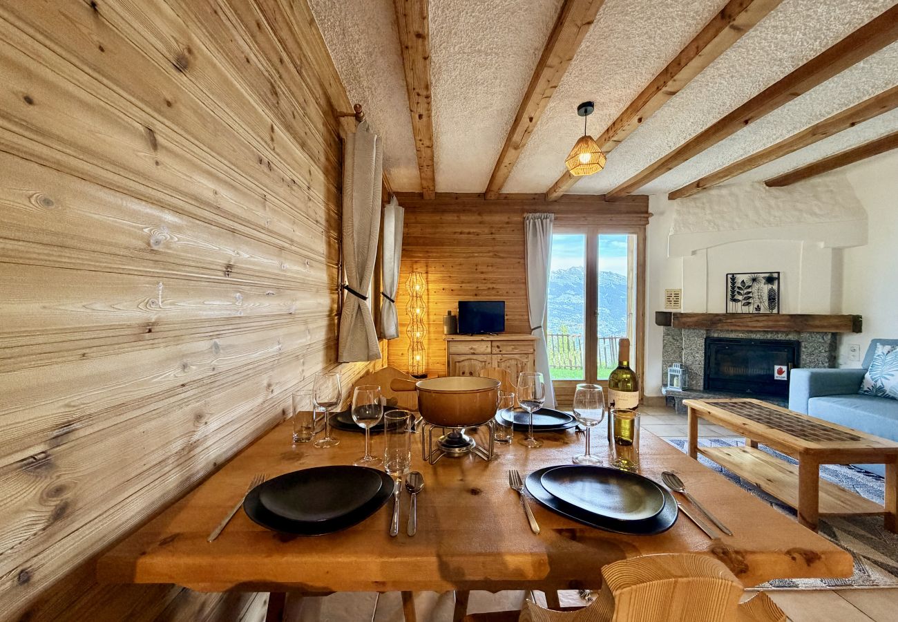 Ferienwohnung in Veysonnaz - Chalet Coppex - GARDEN - 5 pers