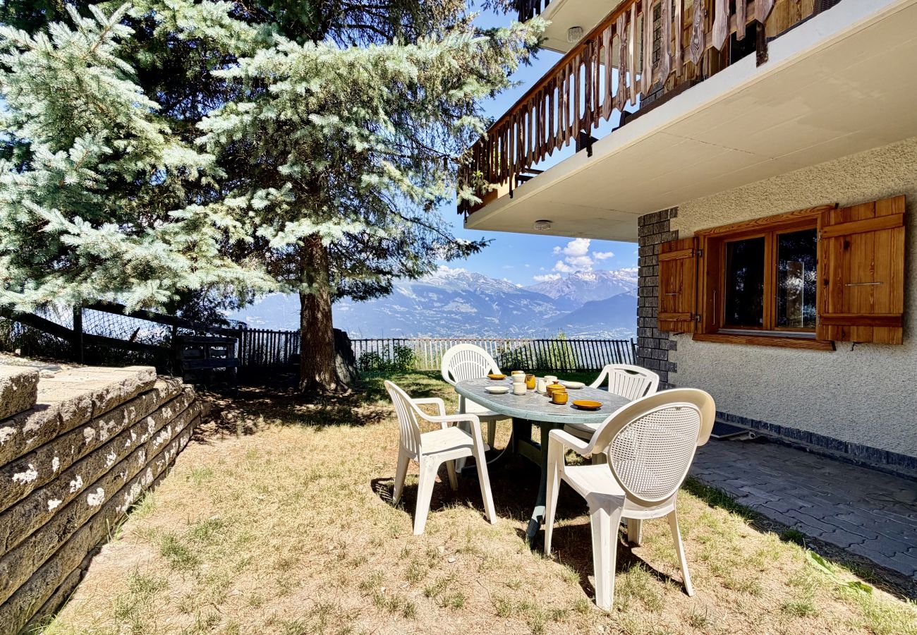 Ferienwohnung in Veysonnaz - Chalet Coppex - GARDEN - 5 pers