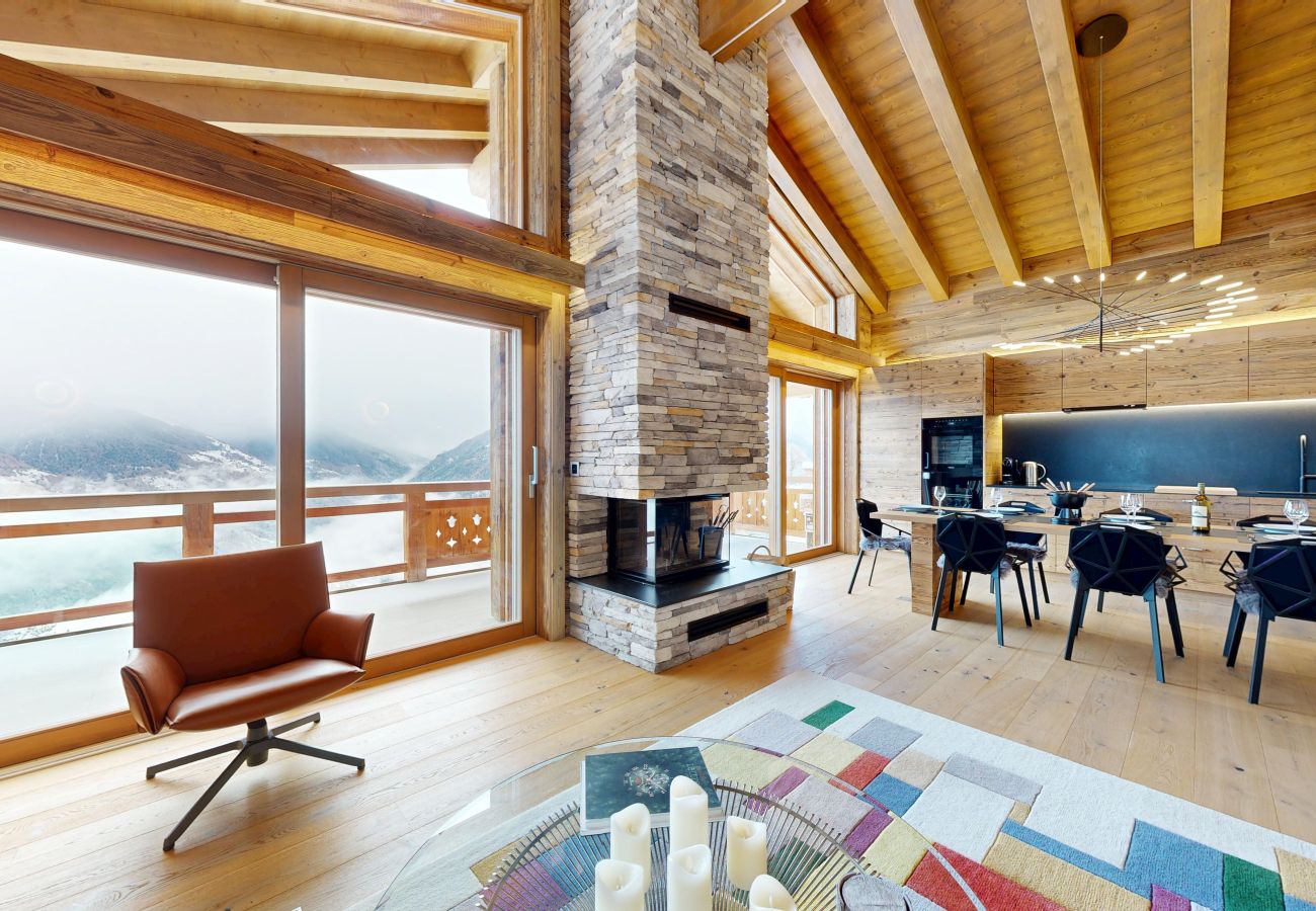 Ferienwohnung in Hérémence - Tête Blanche 12 - LUXE & VIEW apartment 8 pers