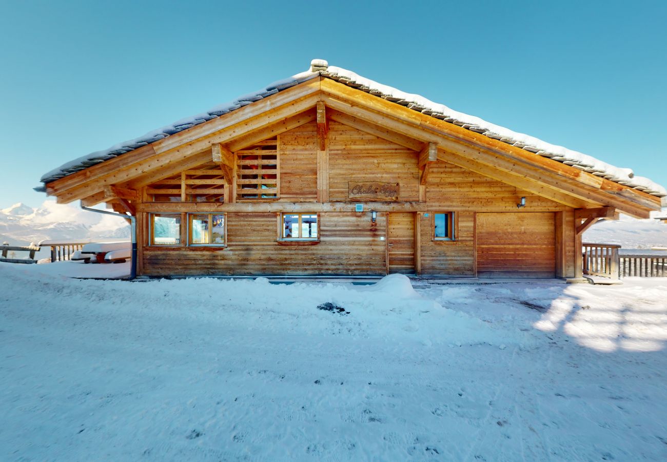 Chalet in Veysonnaz - Egg SAUNA & LUXURY chalet 16 pers