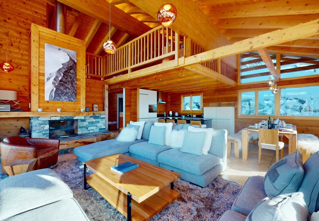 Chalet in Veysonnaz - Egg SAUNA & LUXURY chalet 16 pers