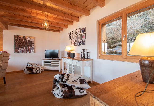 Chalet in Veysonnaz - Hirondelle JACUZZI & LUXURY chalet 12 pers Chalet in Veysonnaz - Hirondelle JACUZZI & LUXURY chalet 12 pers