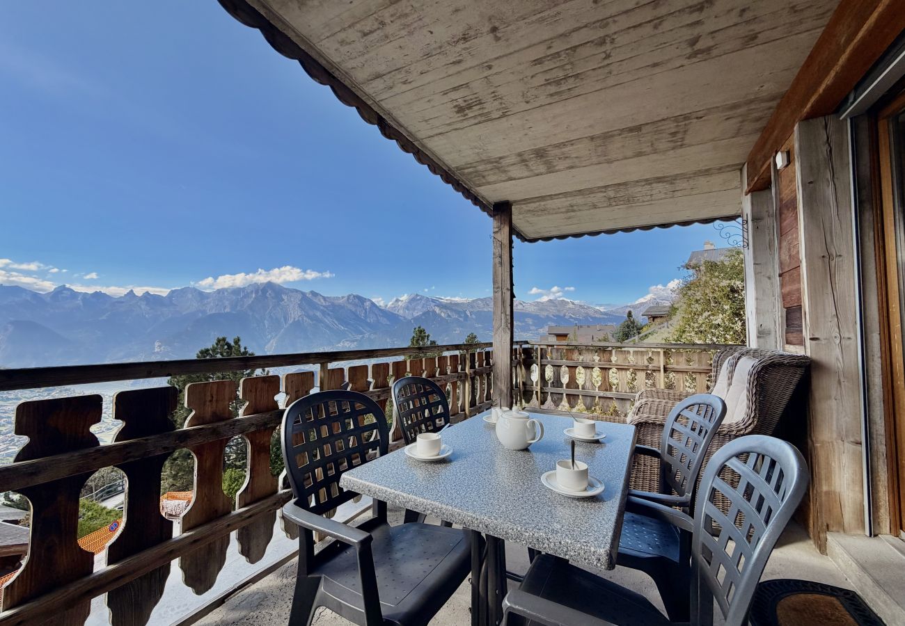 Balkon Appartement Balcons du Soleil Y3 310 in Veysonnaz, Zwitserland