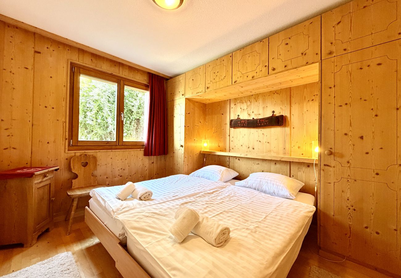 Slaapkamer Appartement Balcons du Soleil Y3 310 in Veysonnaz, Zwitserland