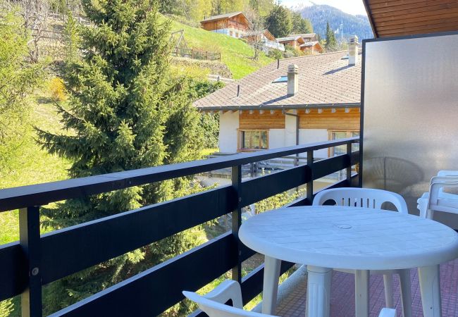 Balkon Appartement Ramuge A 045, in Veysonnaz in Zwitserland 