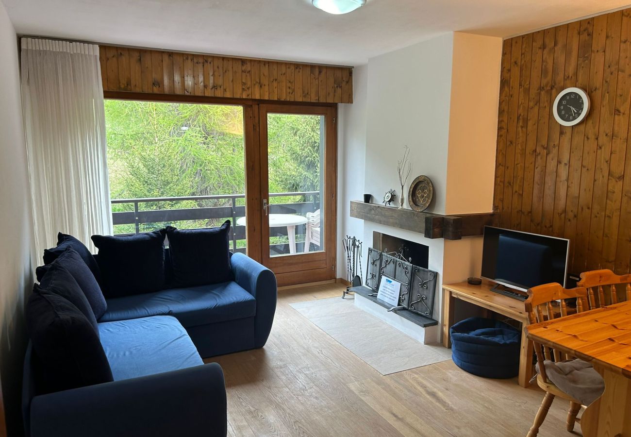 Salon Appartement Ramuge A 045 in Veysonnaz, Zwitserland