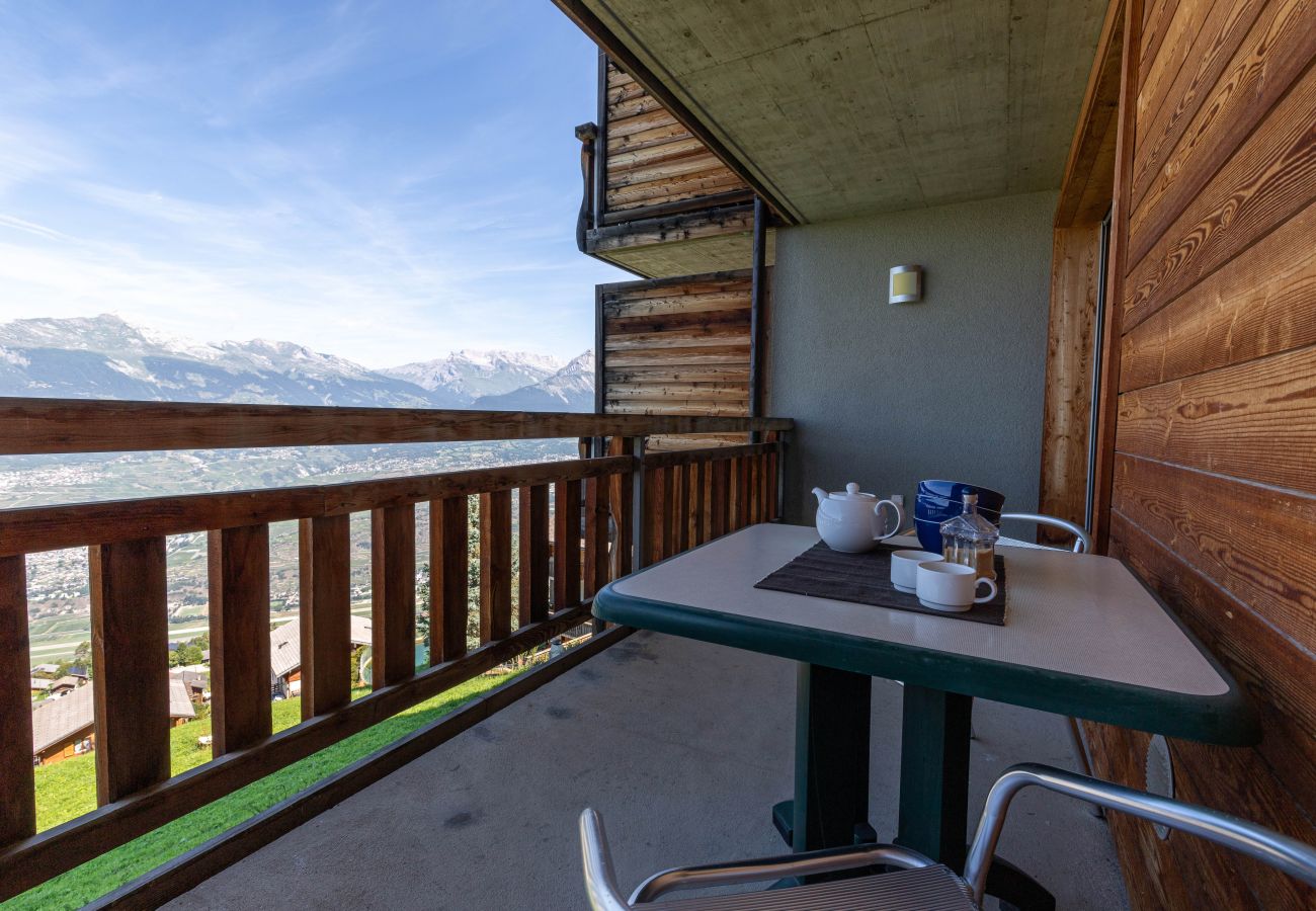 Balkon Appartement Plein Ciel VA 022 in Veysonnaz, Zwitserland