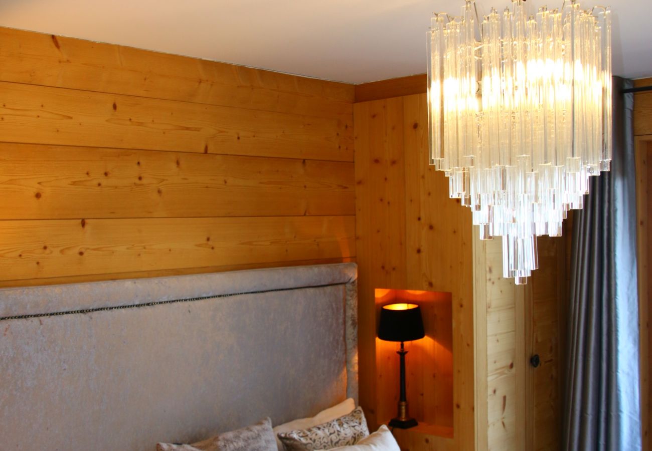Slaapkamer 2 Chalet Adele in Veysonnaz, Zwitserland