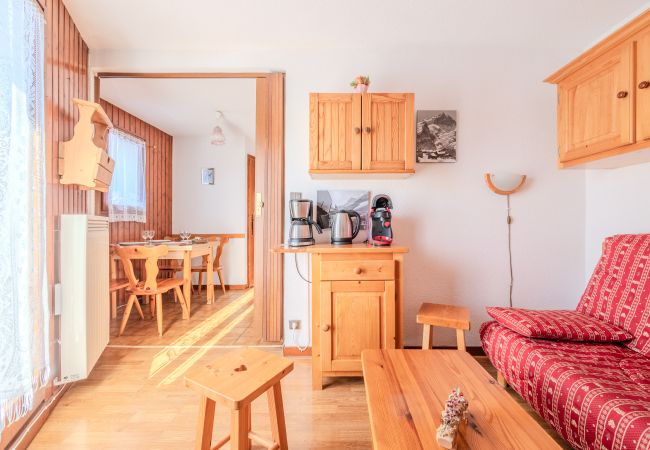 Woonkamer Appartement Alpage A4 Châtel 