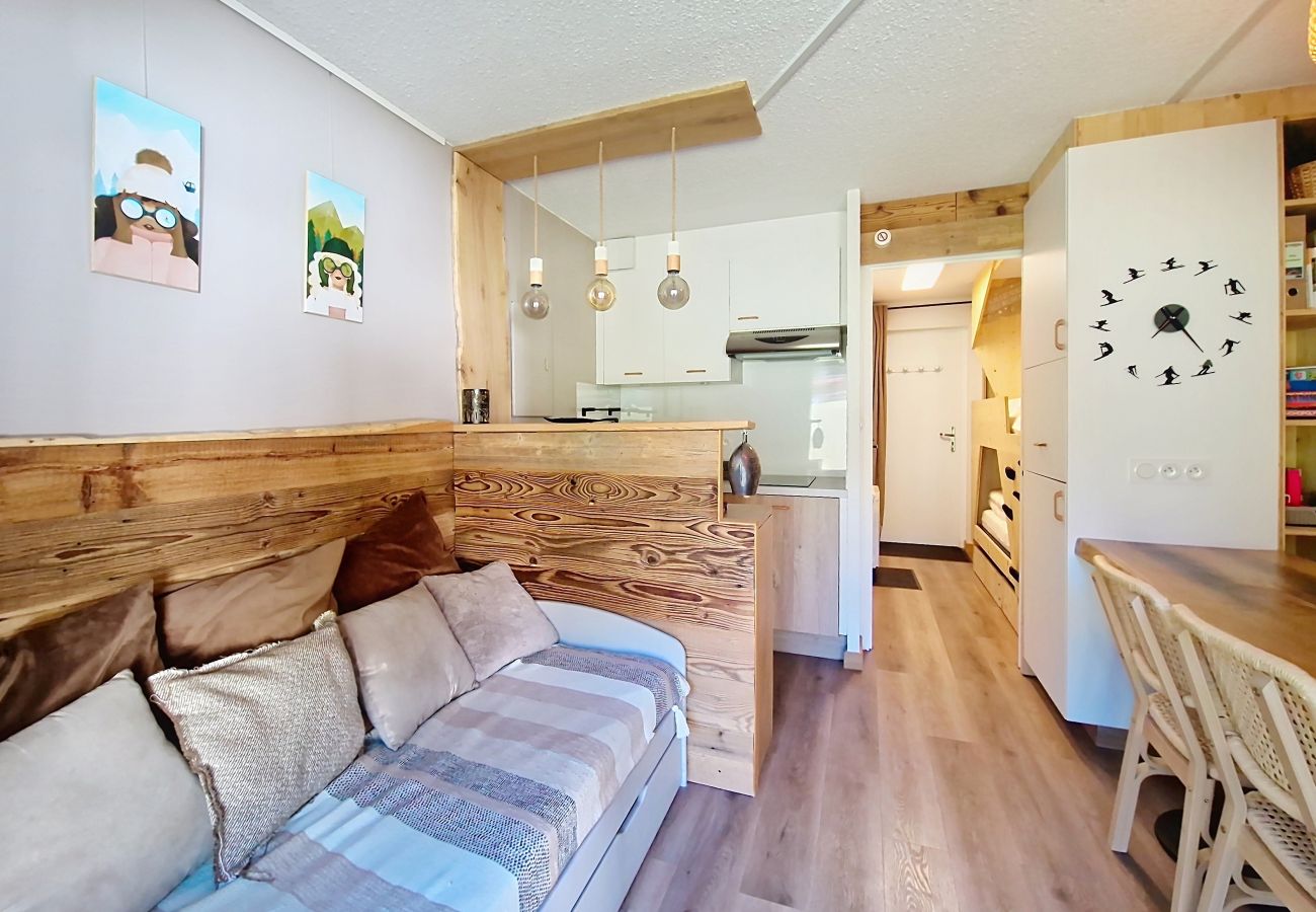 Appartement in Châtel - Perce Neige PNA7 NATURE & FAMILY 4 pers. Woonkamer Perce Neige PNA7